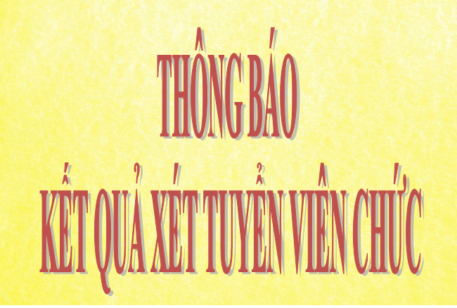   Thông báo kết quả trúng tuyển viên chức vào làm việc tại Trung tâm Trợ giúp pháp lý Nhà nước năm 2019